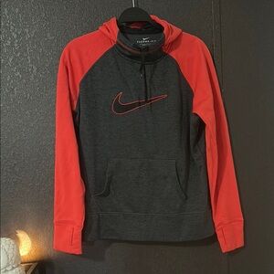 Nike Red and Black Women's Jacket